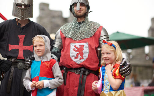 feest in't kasteel - ridders en kinderen