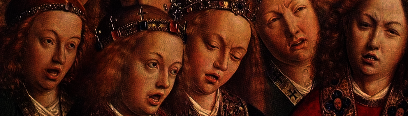 Blandijnse Vertelling Polyfonie - schilderij Van Eyck